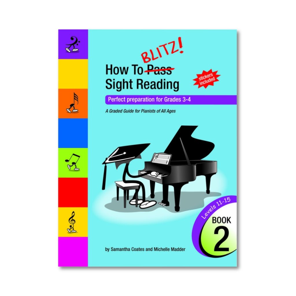 How To Blitz Sight Reading Book 2 - Book Books Sky Music
