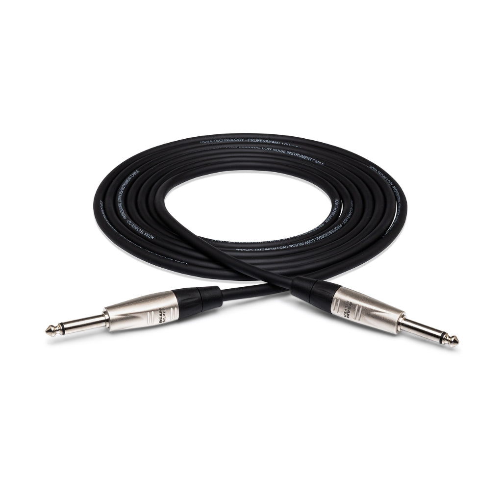 Hosa Technology - REAN 1/4 in TS to Same Pro - Unbalanced Interconnect Cable 20ft