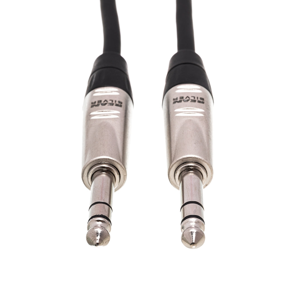 Hosa Technology - REAN 1/4 in TRS to Same - Pro Balanced Interconnect Cable 1.5ft
