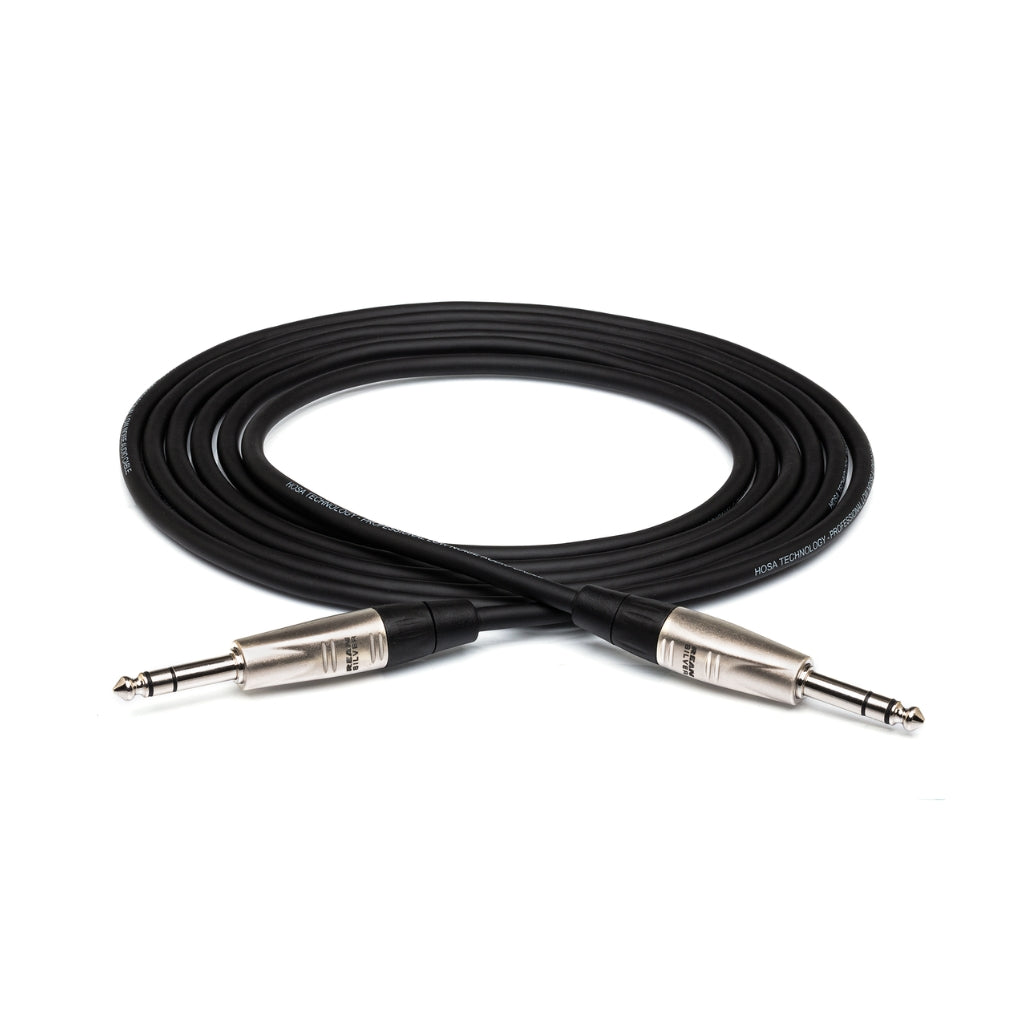 Hosa Technology - REAN 1/4 in TRS to Same - Pro Balanced Interconnect Cable 3ft