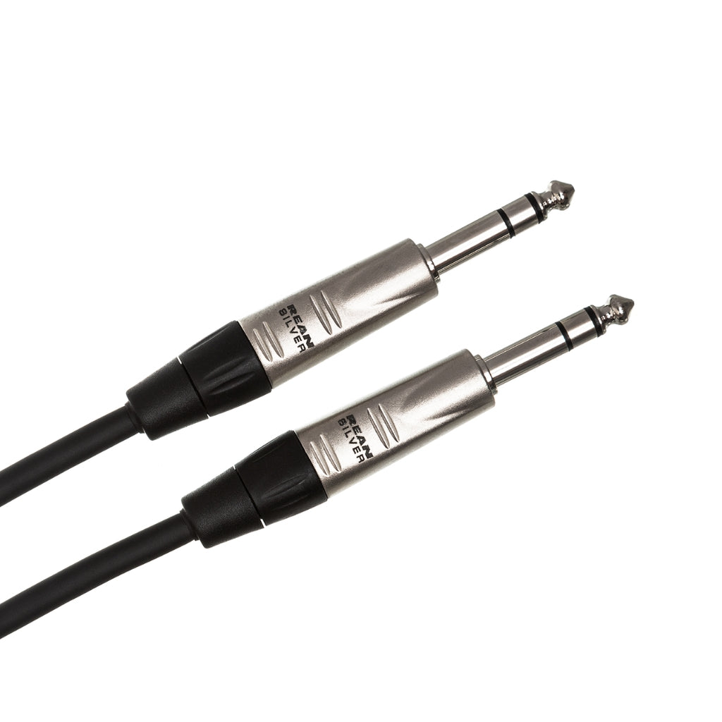 Hosa Technology - REAN 1/4 in TRS to Same - Pro Balanced Interconnect Cable 15ft