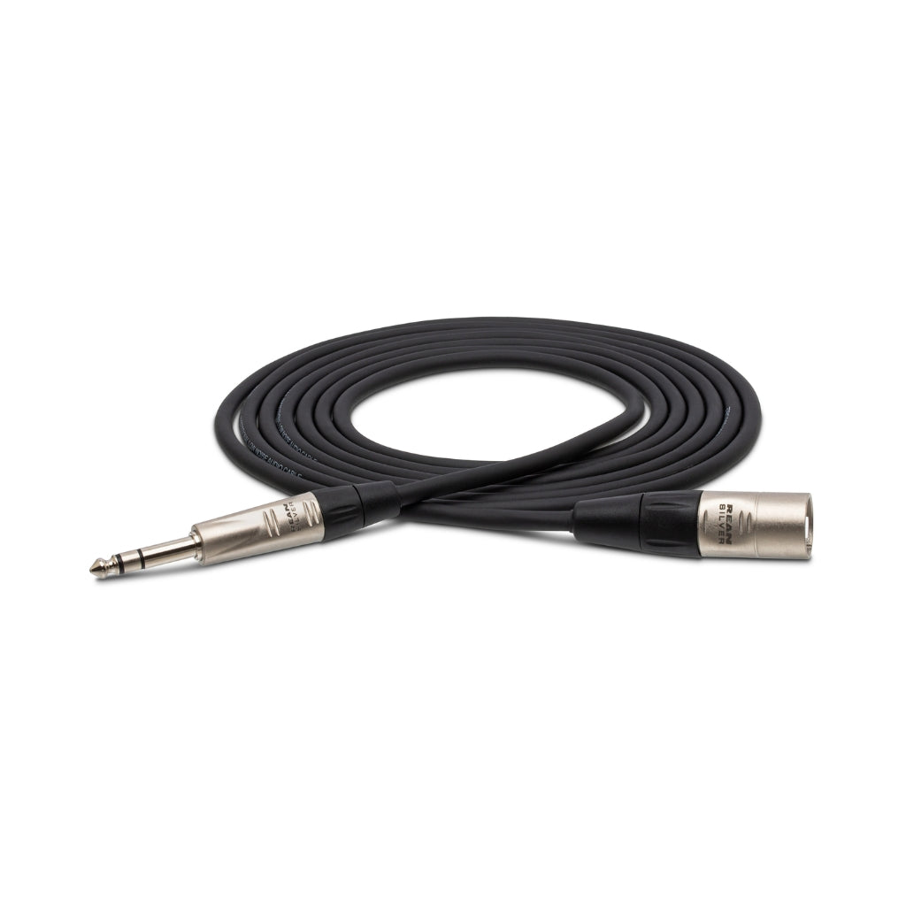 Hosa Technology - REAN 1/4 in TRS to XLR3M - Pro Balanced Interconnect Cable 10ft
