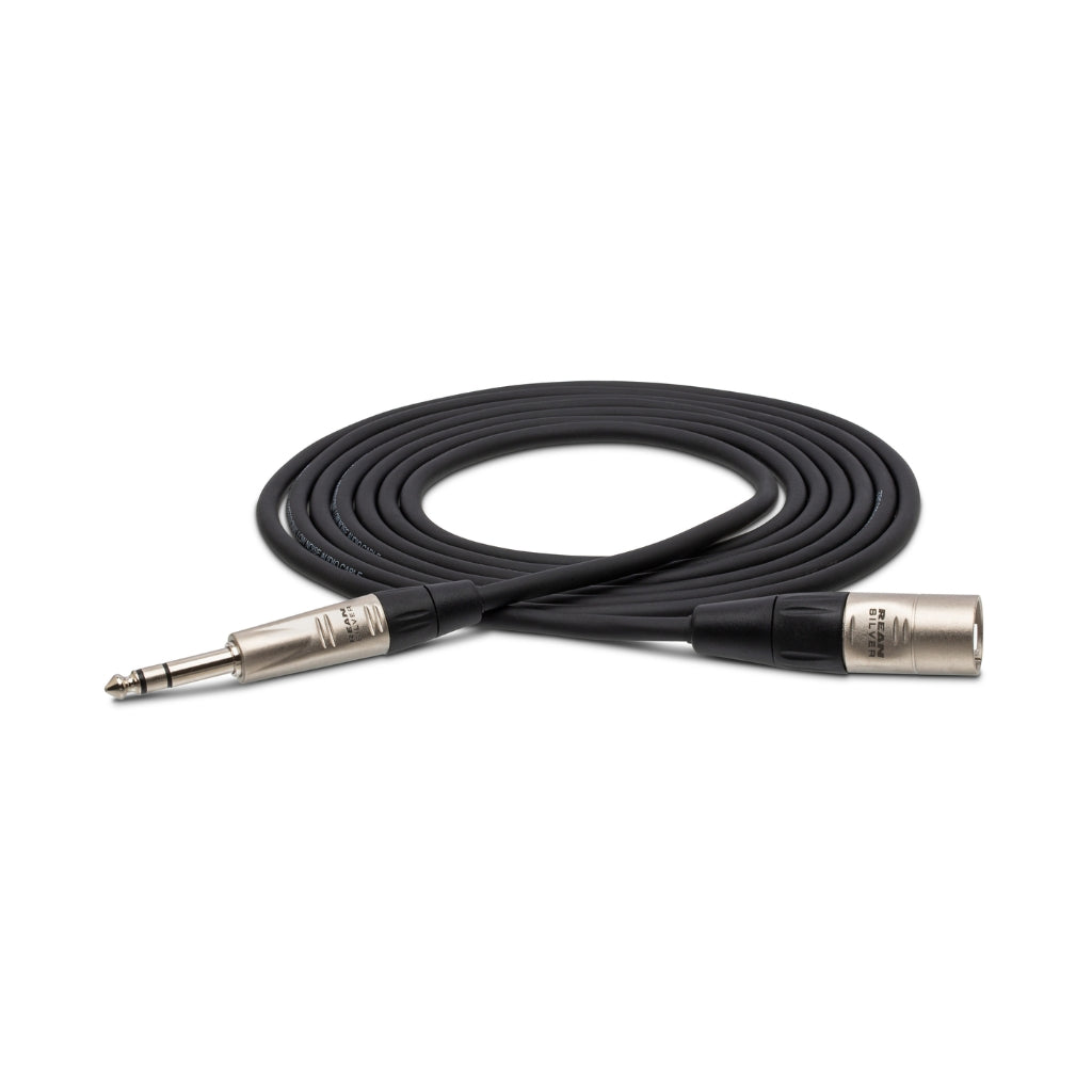 Hosa Technology - REAN 1/4 in TRS to XLR3M - Pro Balanced Interconnect Cable 15ft