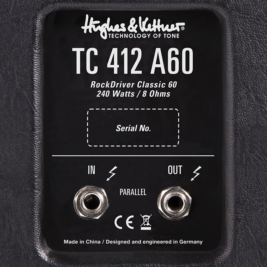 Hughes & Kettner TC 412 A60 - 4x12 Angled Cab Speaker Cabinets Sky Music