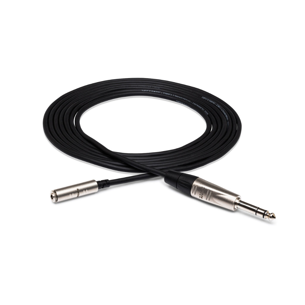 Hosa Technology - REAN 3.5 mm TRS to 1/4 in TRS - Pro Headphone Adapter Cable 5ft