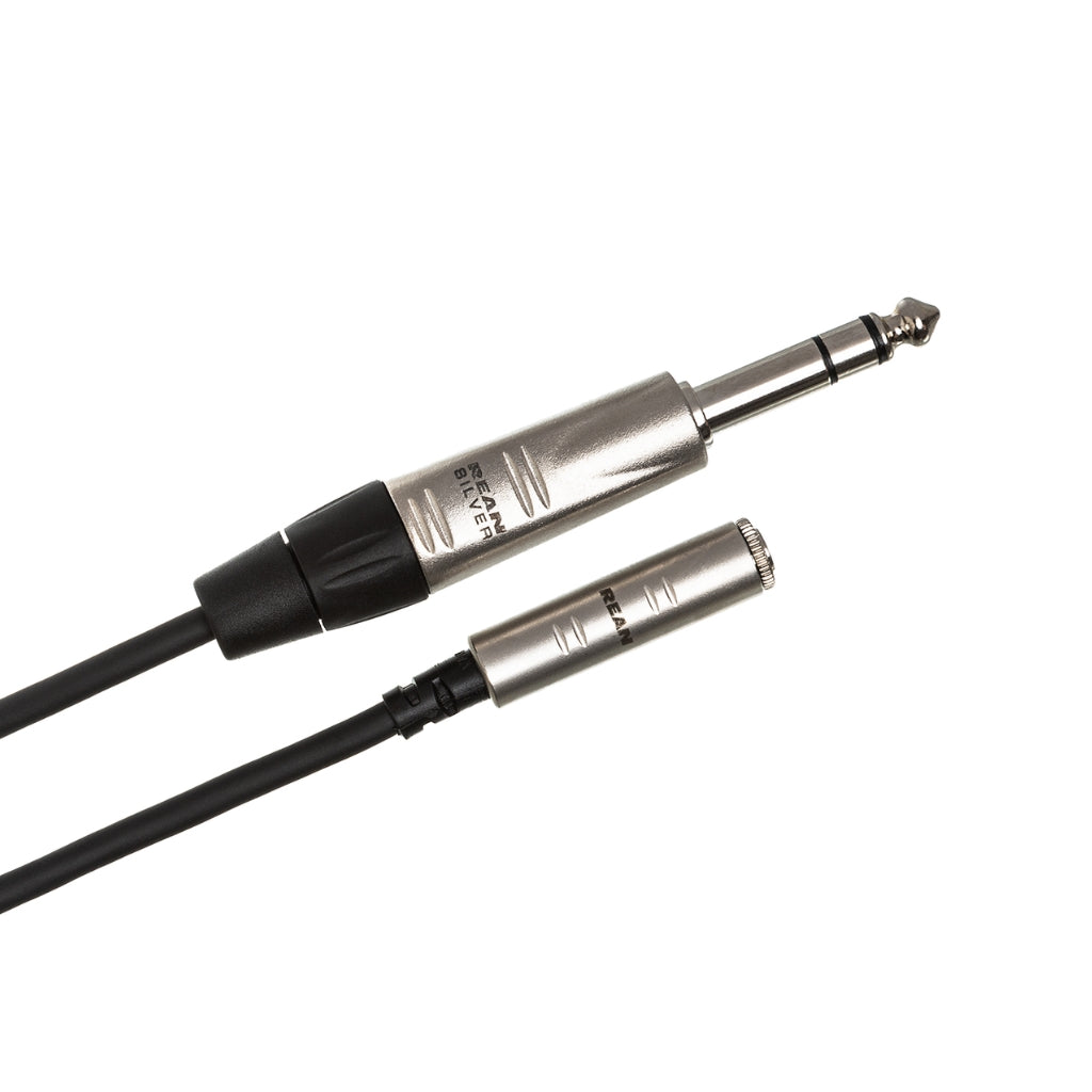 Hosa Technology - REAN 3.5 mm TRS to 1/4 in TRS - Pro Headphone Adapter Cable 5ft