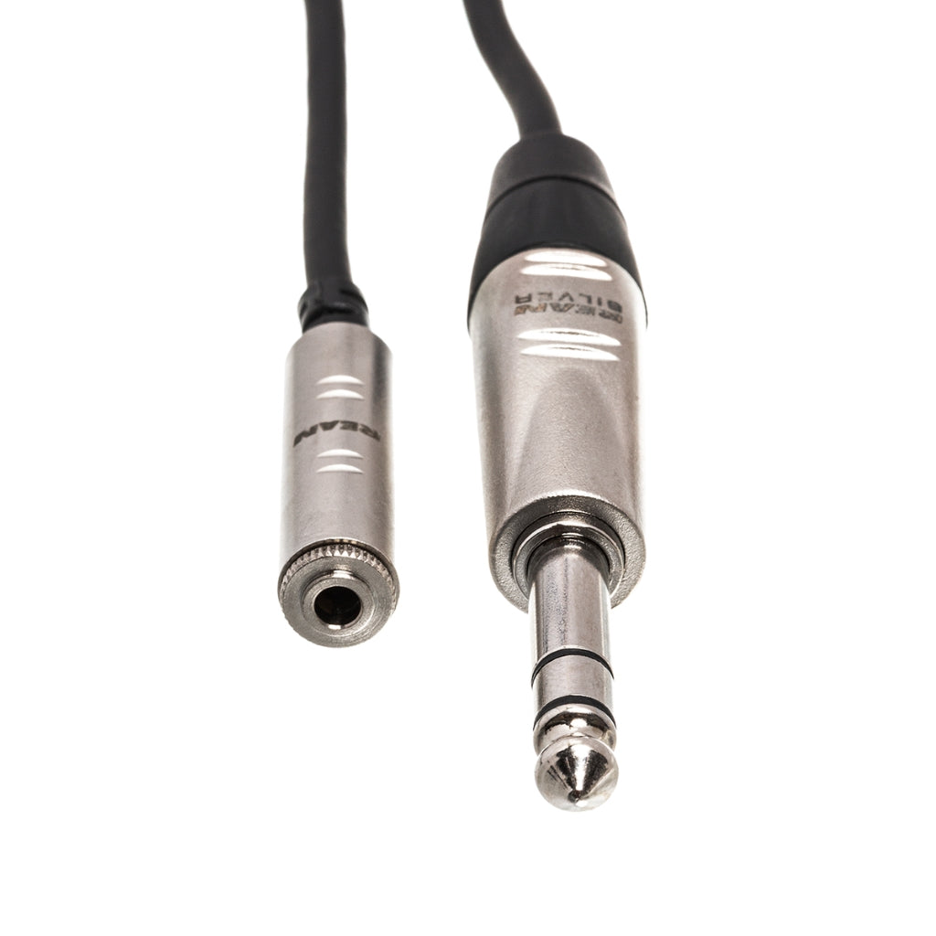 Hosa Technology - REAN 3.5 mm TRS to 1/4 in TRS - Pro Headphone Adapter Cable 5ft