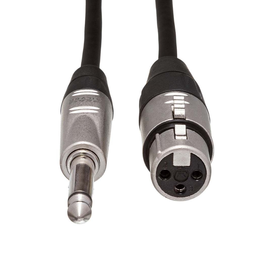 Hosa Technology - REAN XLR3F to 1/4 in TS - Pro Unbalanced Interconnect Cable 3ft