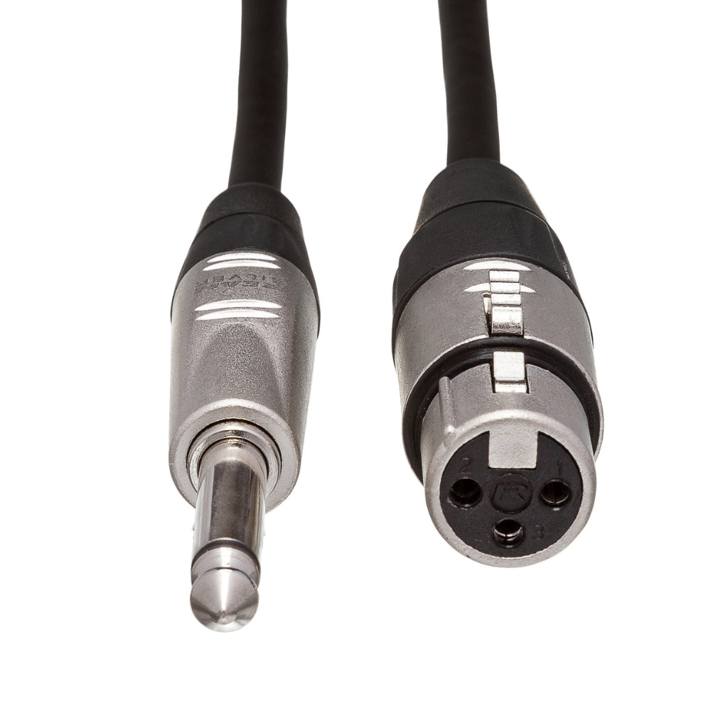 Hosa Technology - REAN XLR3F to 1/4 in TS - Pro Unbalanced Interconnect Cable 10ft