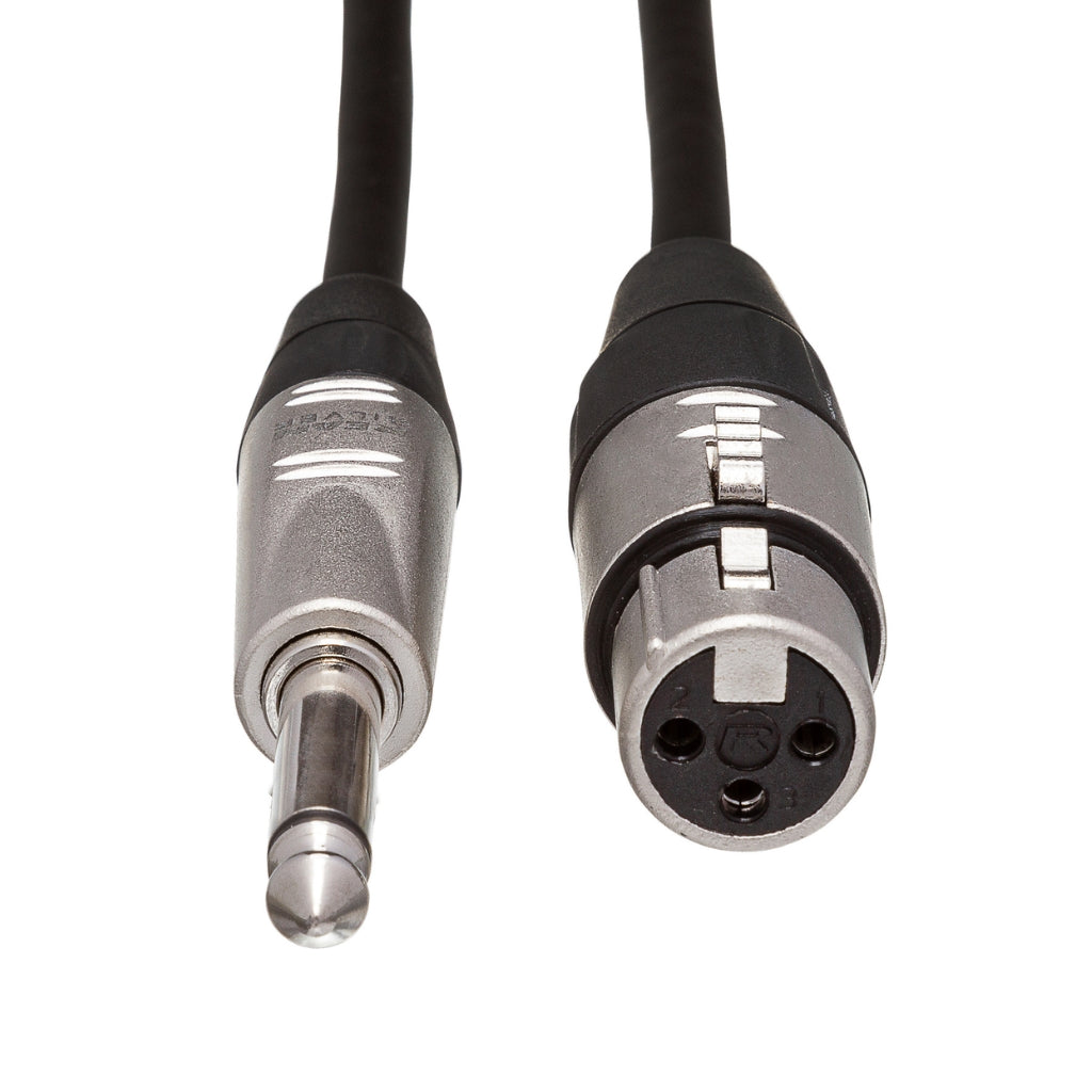 Hosa Technology - REAN XLR3F to 1/4 in TS - Pro Unbalanced Interconnect Cable 20ft