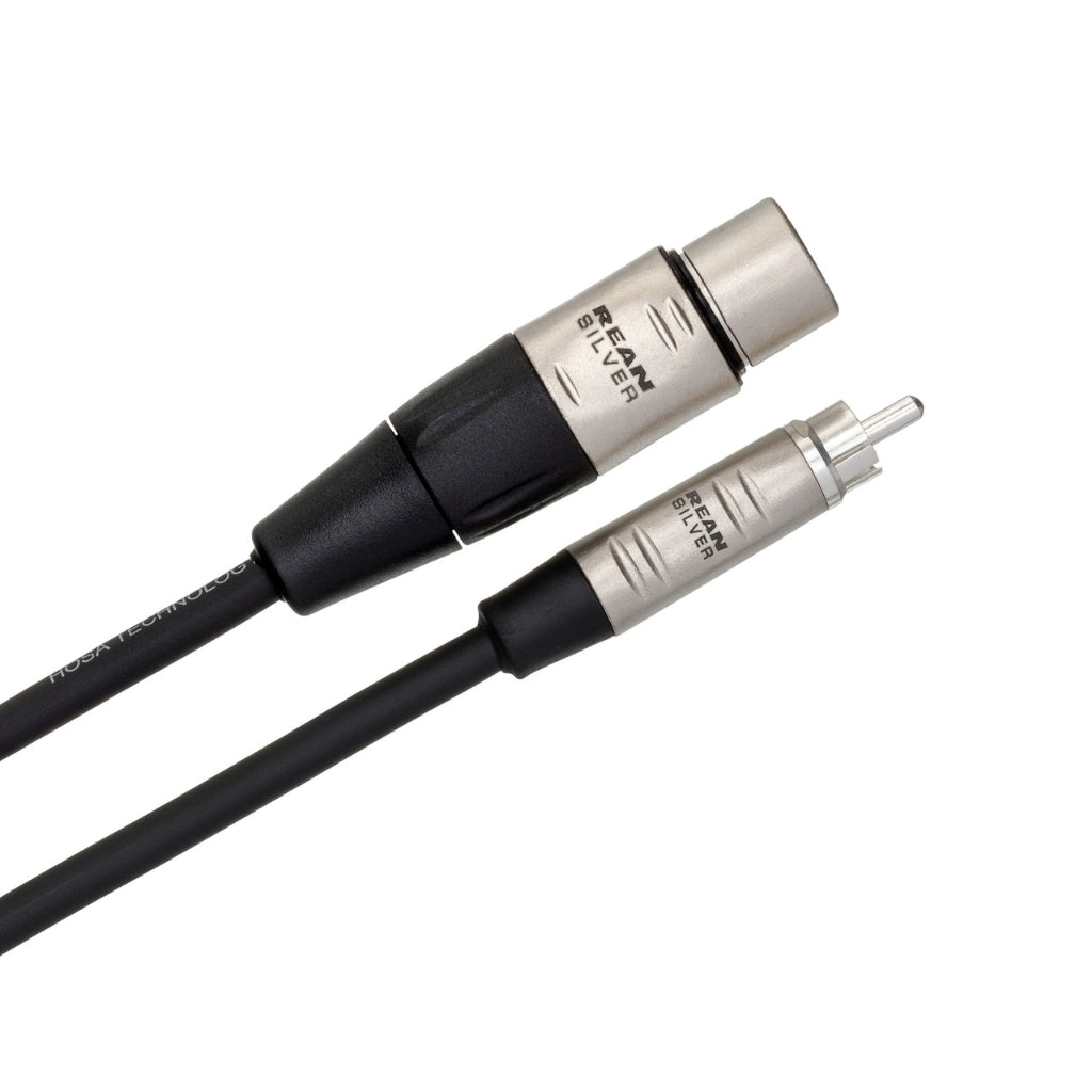 Hosa Technology - REAN XLR3F to RCA - Pro Unbalanced Interconnect Cable 20ft