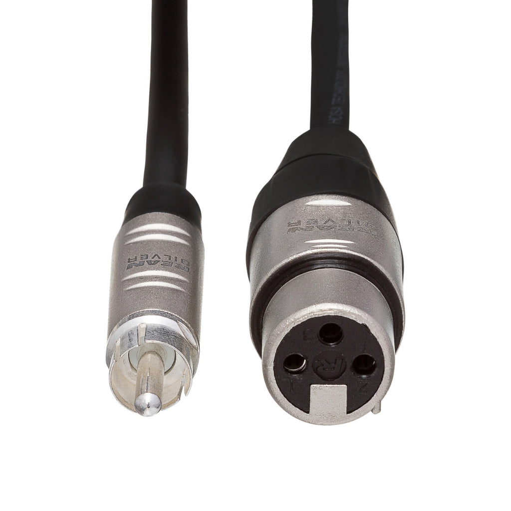 Hosa Technology - REAN XLR3F to RCA - Pro Unbalanced Interconnect Cable 20ft
