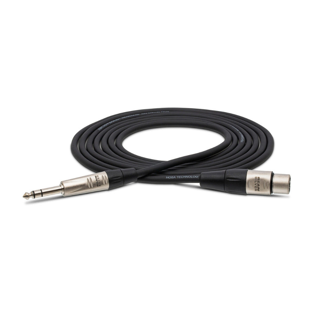 Hosa Technology - REAN XLR3F to 1/4 in TRS - Pro Balanced Interconnect Cable 10ft