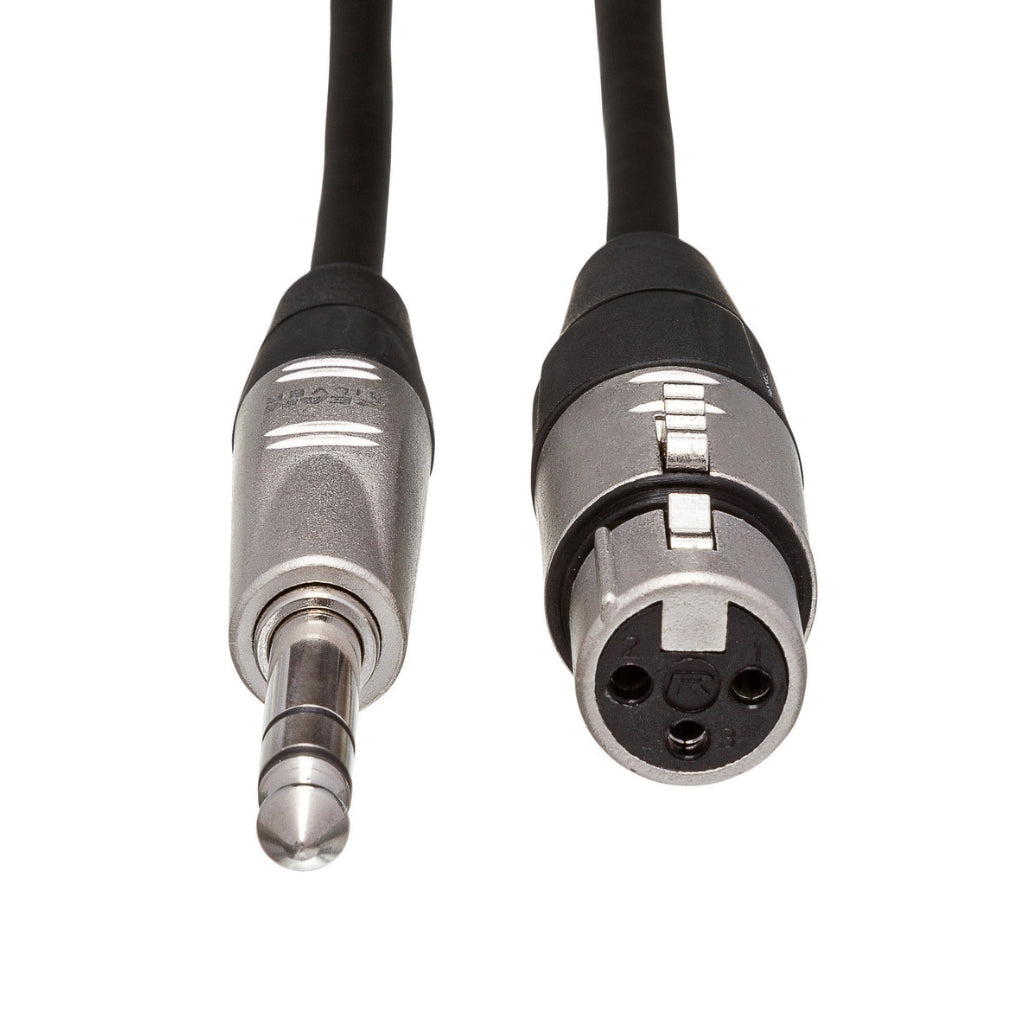 Hosa Technology - REAN XLR3F to 1/4 in TRS - Pro Balanced Interconnect Cable 10ft