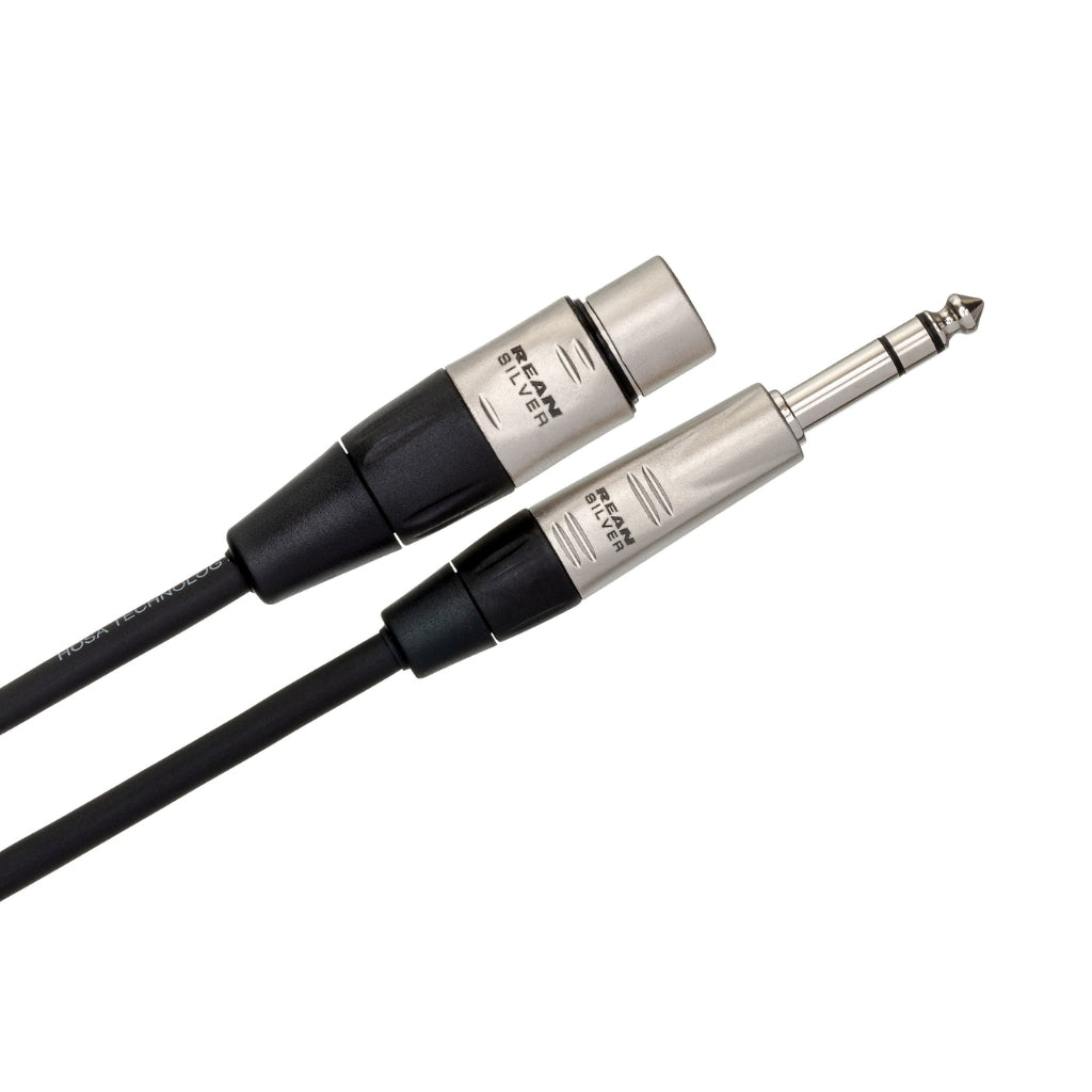 Hosa Technology - REAN XLR3F to 1/4 in TRS - Pro Balanced Interconnect Cable 15ft