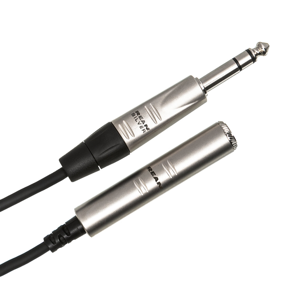 Hosa Technology - REAN 1/4 in TRS to 1/4 in TRS - Pro Headphone Extension Cable 5ft