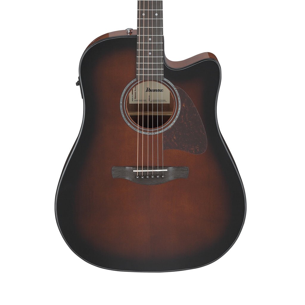Ibanez AAD51CE Dreadnought Cutaway Acoustic Guitar w/Pickup - Dark Violin Sunburst High Gloss Acoustic Guitars Sky Music