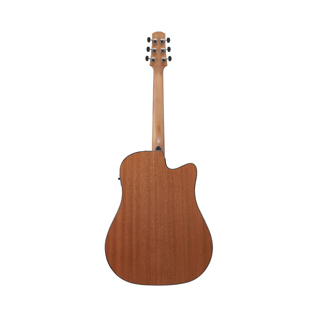 Ibanez AAD51CE Dreadnought Cutaway Left Handed Acoustic Guitar w/Pickup - Dark Violin Sunburst High Gloss Acoustic Guitars Sky Music
