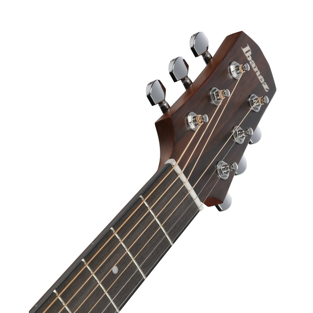 Ibanez AAD70CE Natural Open Pore Back & Sides Dreadnought Cutaway Acoustic Guitar w/Pickup - Transparent Charcoal Burst Low Gloss Acoustic Guitars Sky Music
