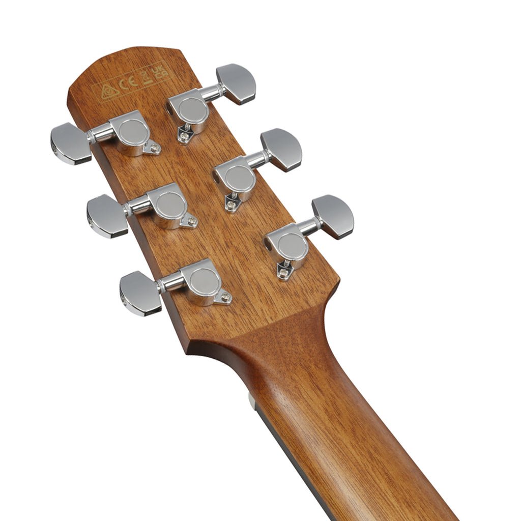 Ibanez AAD70CE Natural Open Pore Back & Sides Dreadnought Cutaway Acoustic Guitar w/Pickup - Transparent Charcoal Burst Low Gloss Acoustic Guitars Sky Music