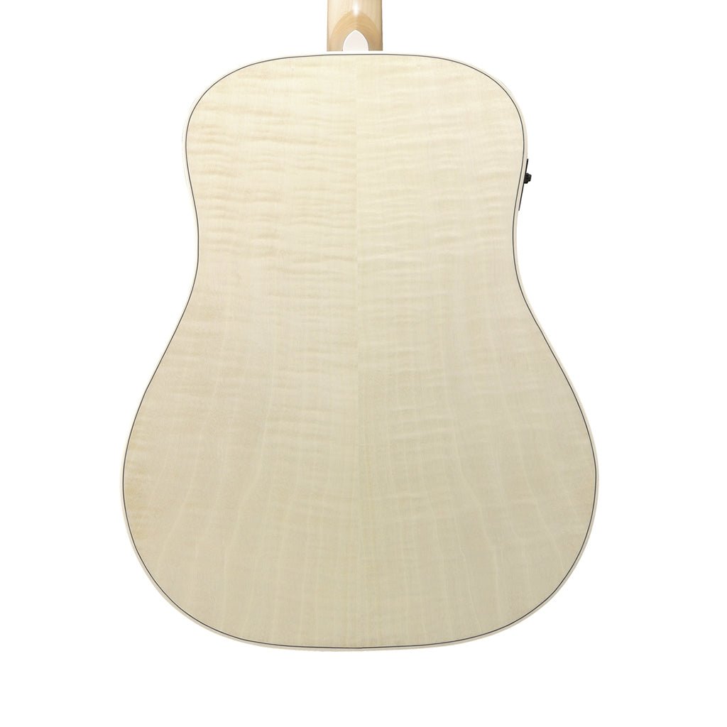 Ibanez AAD77M1E Dreadnought Acoustic Guitar w/Pickup - Open Pore Antique White Acoustic Guitars Sky Music