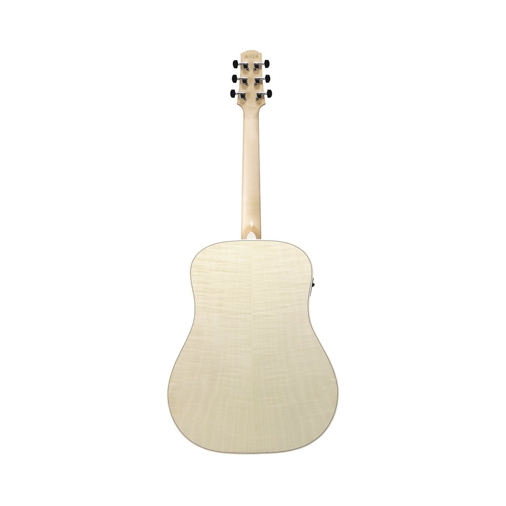 Ibanez AAD77M1E Dreadnought Acoustic Guitar w/Pickup - Open Pore Antique White Acoustic Guitars Sky Music