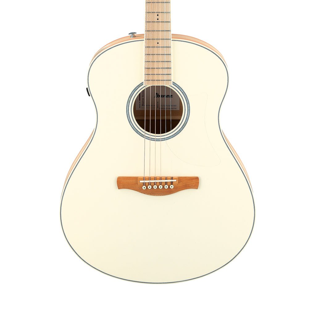 Ibanez AAM370M2E Auditorium Acoustic/Electric Guitar - Transparent Antique White Peach Fuzz Open Pore Acoustic Guitars Sky Music