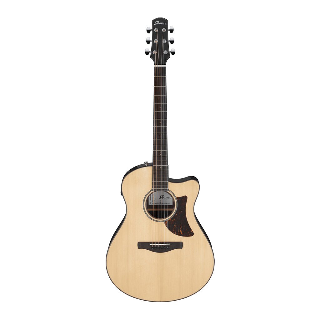 Ibanez AAM380CE Electro Acoustic Guitar Natural High Gloss Acoustic Guitars Sky Music