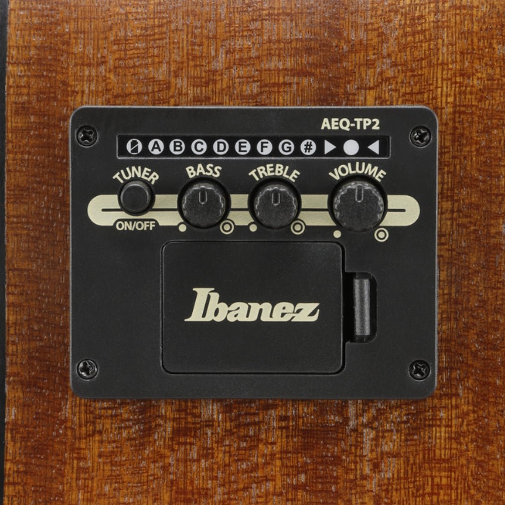 Ibanez AAM50LCE Left Handed Acoustic Guitar - Open Pore Light Brown Sunburst Top Acoustic Guitars Sky Music