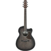 Ibanez AAM70CETBN Electro Acoustic Guitar Transparent Charcoal Burst Low Gloss
