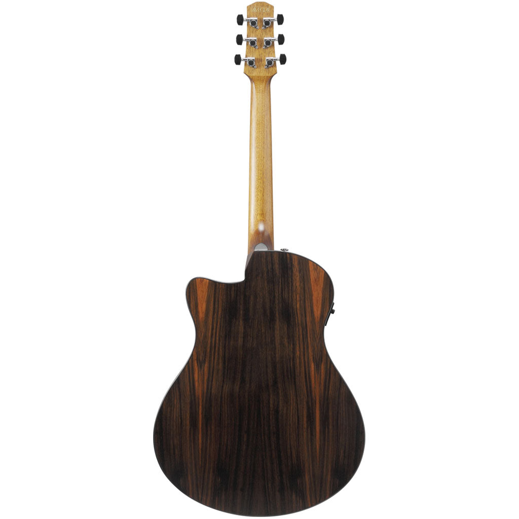 Ibanez AAM70CETBN Electro Acoustic Guitar Transparent Charcoal Burst Low Gloss