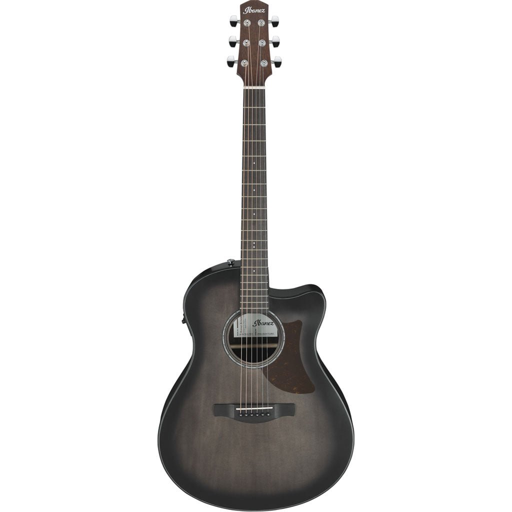 Ibanez AAM70CETBN Electro Acoustic Guitar Transparent Charcoal Burst Low Gloss Acoustic Guitars Sky Music