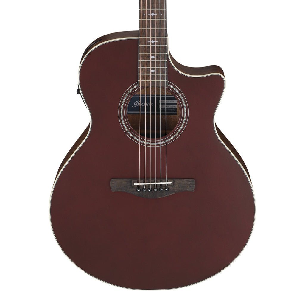 Ibanez AE100BUF Electro Acoustic Guitar Burgundy Flat Acoustic Guitars Sky Music