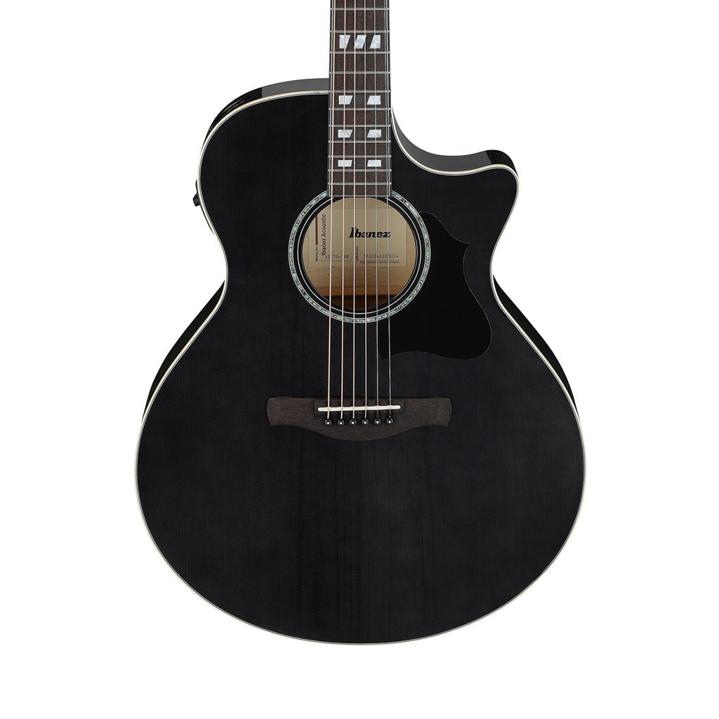 Ibanez AE170 Acoustic Guitar w/Pickup - Transparent Black High Gloss Acoustic Guitars Sky Music