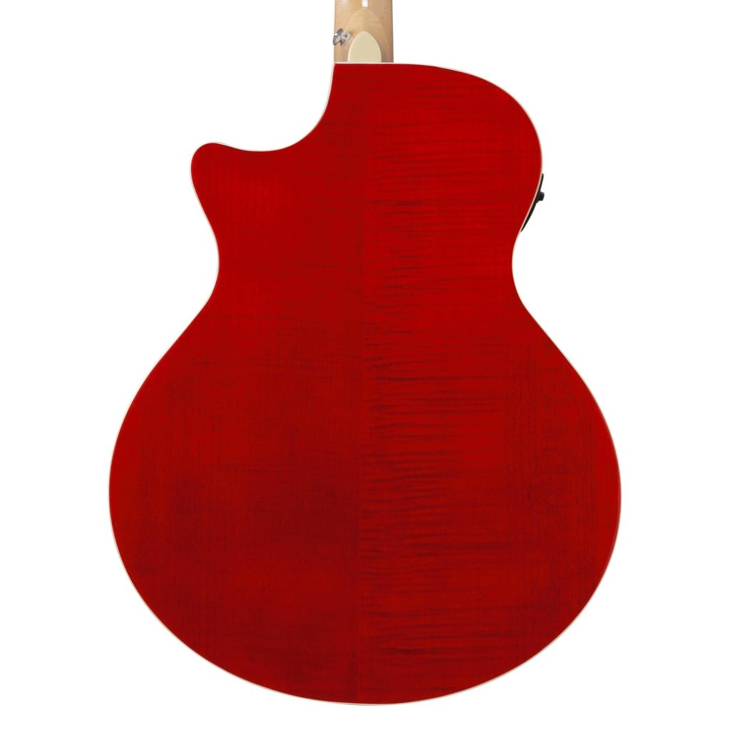 Ibanez AE170N Natural High Gloss Top Transparent Red High Gloss Back and Sides Acoustic Guitar Acoustic Guitars Sky Music