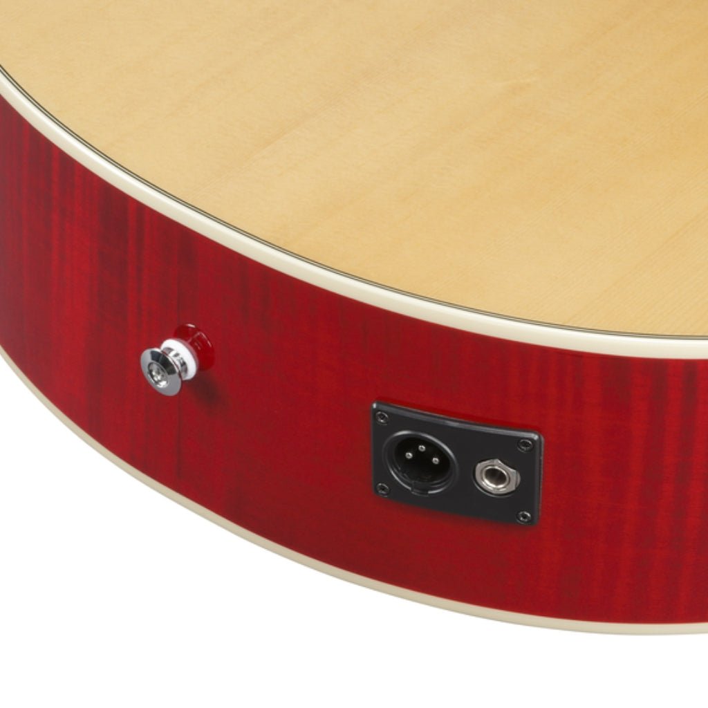 Ibanez AE170N Natural High Gloss Top Transparent Red High Gloss Back and Sides Acoustic Guitar Acoustic Guitars Sky Music
