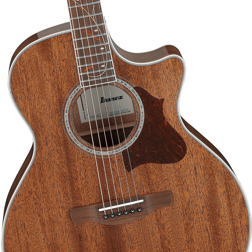 Ibanez AE245 Solid Top Acoustic-Electric Guitar - Natural Acoustic Guitars Sky Music