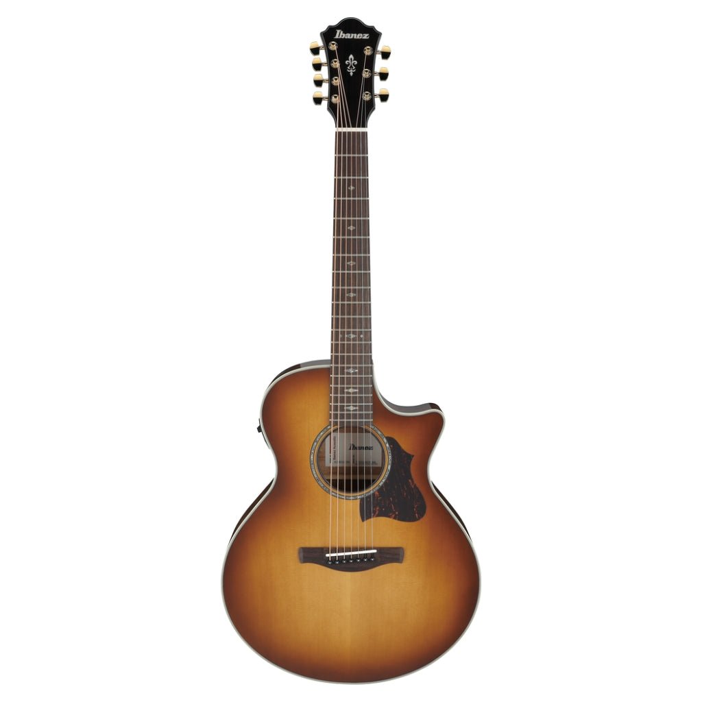 Ibanez AE3007FMH 7-String Acoustic Guitar - Tobacco Edge Burst High Gloss Acoustic Guitars Sky Music