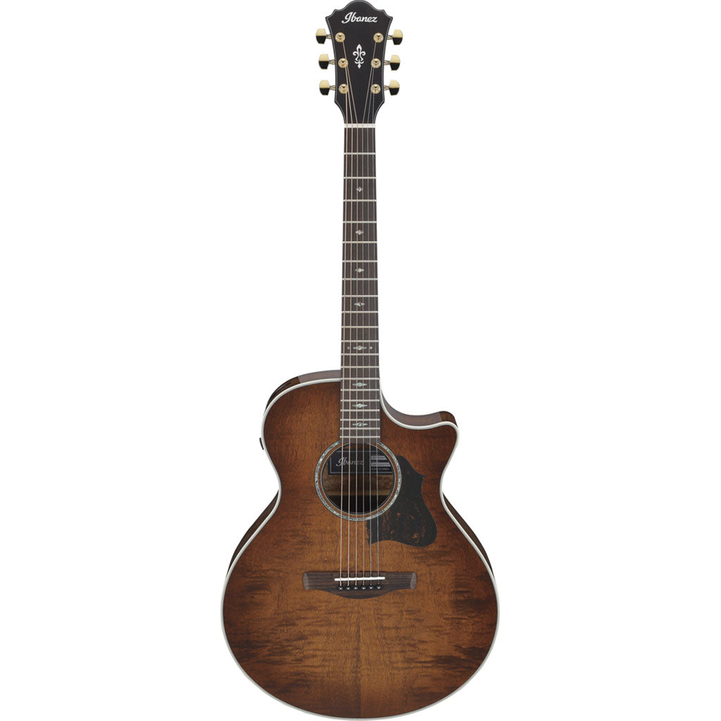 Ibanez AE340FMHMHS Electro Acoustic Guitar Mahogany Sunburst High Gloss