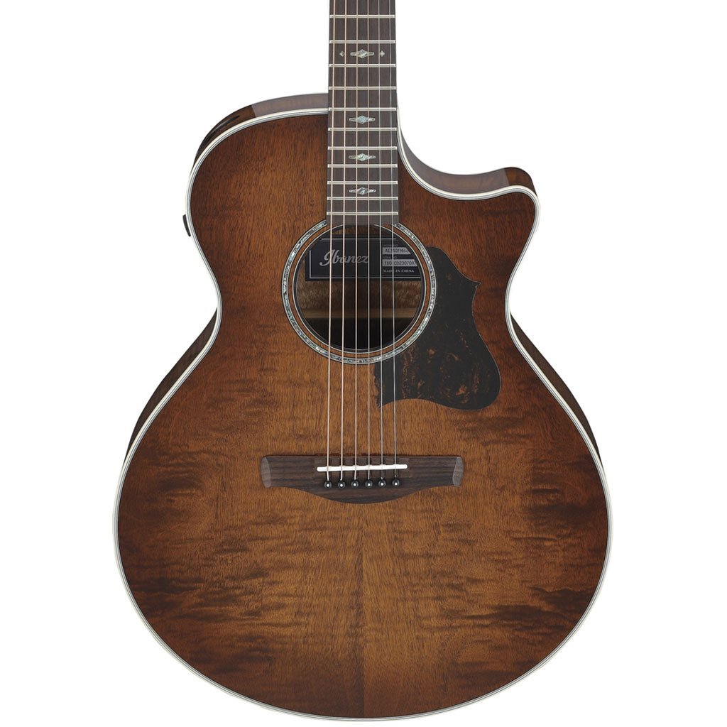 Ibanez AE340FMHMHS Electro Acoustic Guitar Mahogany Sunburst High Gloss Acoustic Guitars Sky Music