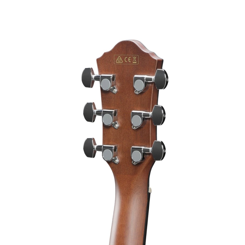 Ibanez AEG70L Left-Handed Acoustic-Electric Guitar - Tiger Burst High Gloss Acoustic Guitars Sky Music