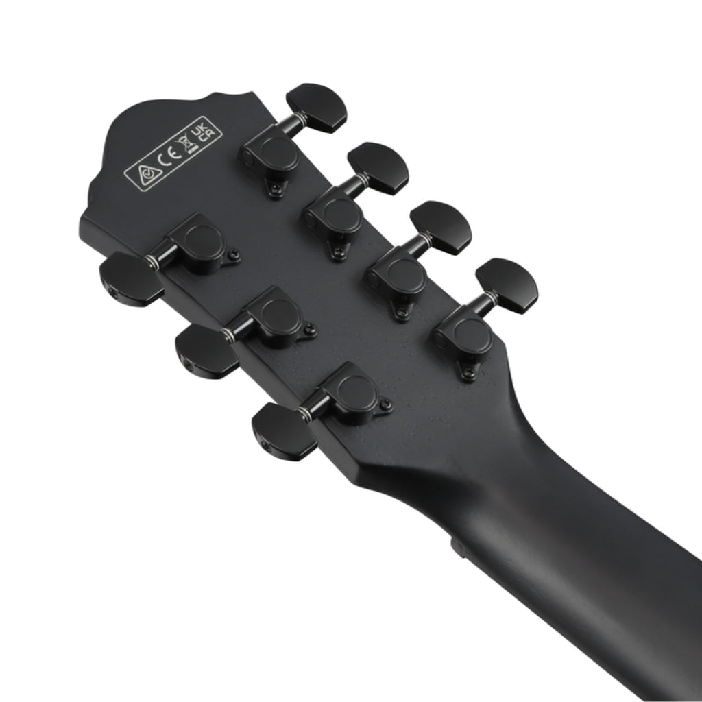 Ibanez AEG721 7-Strings Acoustic Guitar - Black Out Acoustic Guitars Sky Music
