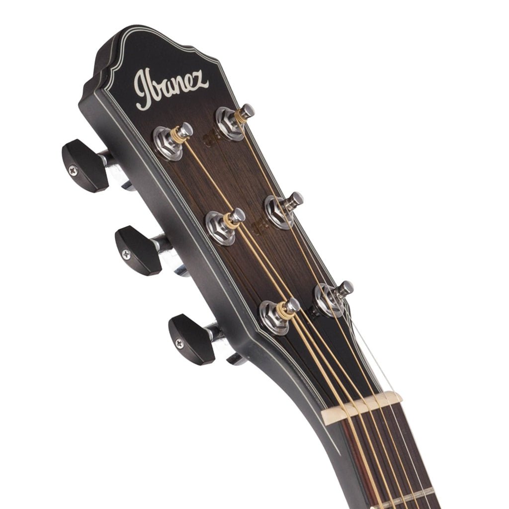 Ibanez AEWC400 Acoustic-Electric Guitar - Transparent Black Sunburst Acoustic Guitars Sky Music