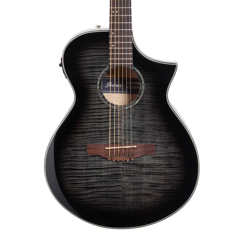 Ibanez AEWC400 Acoustic-Electric Guitar - Transparent Black Sunburst Acoustic Guitars Sky Music