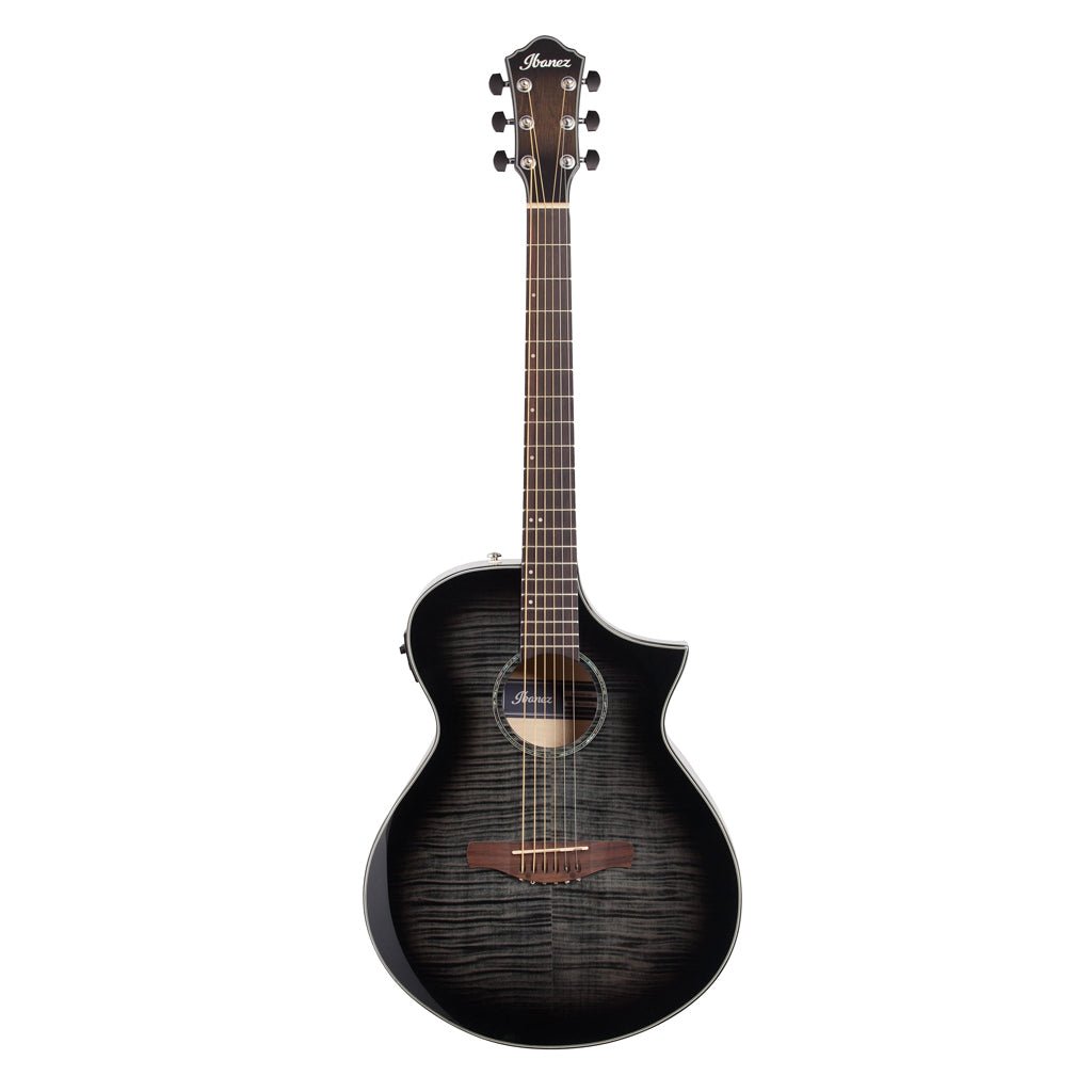 Ibanez AEWC400 Acoustic-Electric Guitar - Transparent Black Sunburst Acoustic Guitars Sky Music