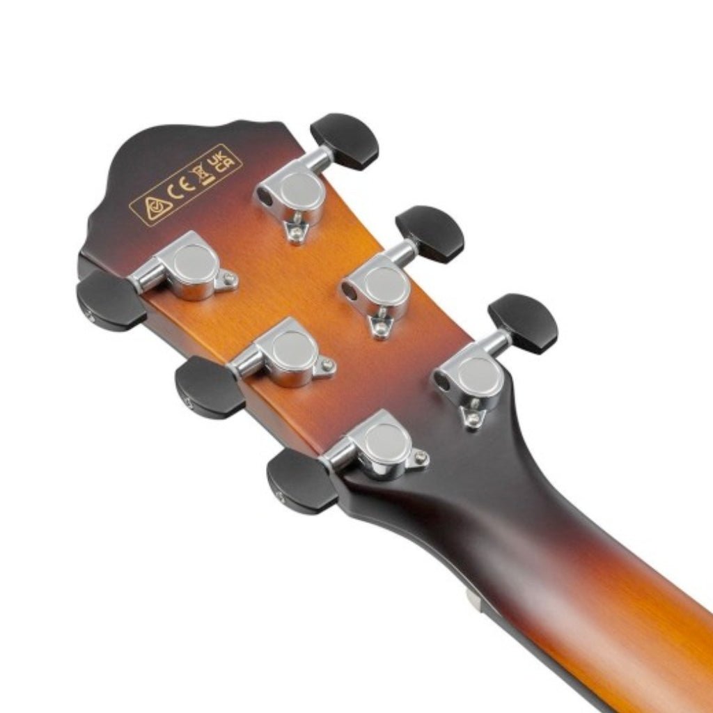 Ibanez AEWC400 High Gloss Acoustic-Electric Guitar - Amber Sunburst Acoustic Guitars Sky Music