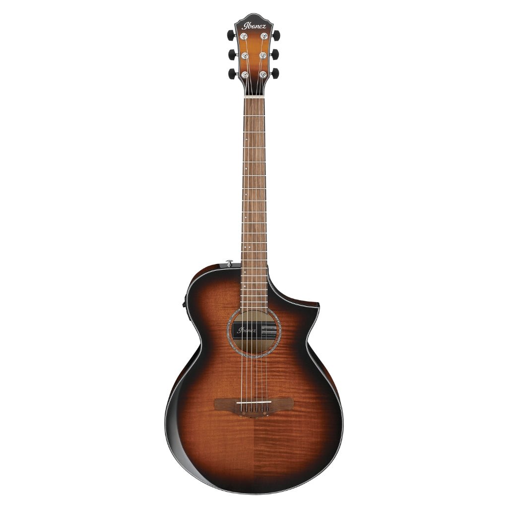 Ibanez AEWC400 High Gloss Acoustic-Electric Guitar - Amber Sunburst Acoustic Guitars Sky Music