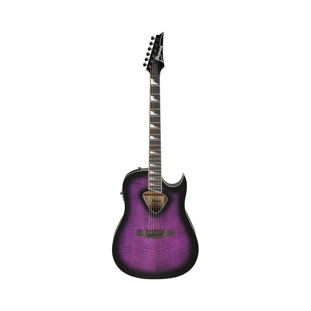 Ibanez ALT50FA Acoustic Guitar w/Pickup - Transparent Violet Sunburst High Gloss Acoustic Guitars Sky Music