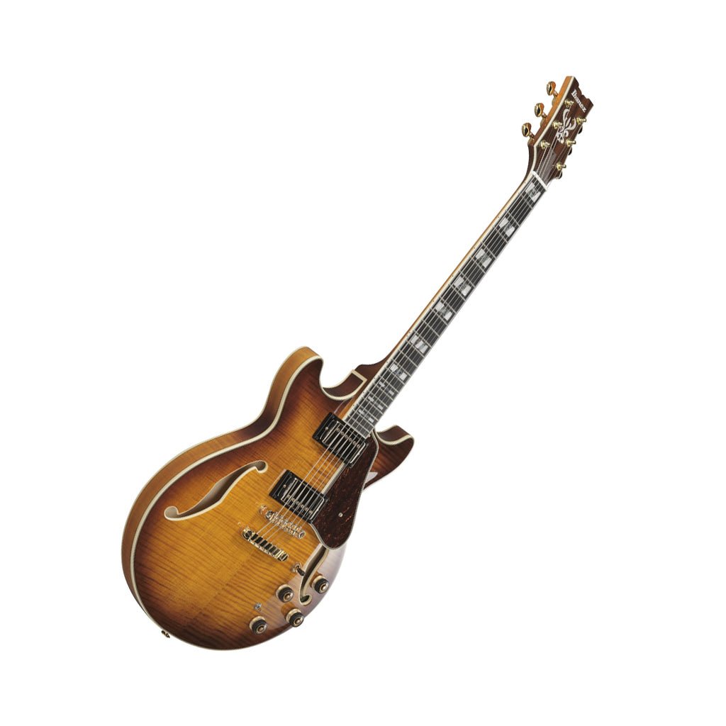 Ibanez AM153FM Artcore Semi-Hollow Electric Guitar - Antique Tobacco Burst Electric Guitars Sky Music