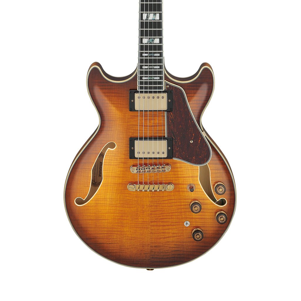 Ibanez AM153FM Artcore Semi-Hollow Electric Guitar - Antique Tobacco Burst Electric Guitars Sky Music